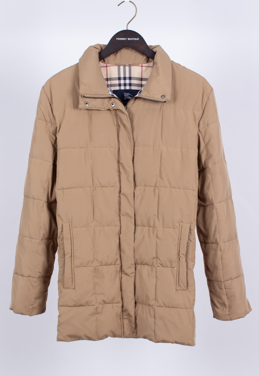Vintage Burberry Nova Check Quilted Coat Womens Vintage Clothing