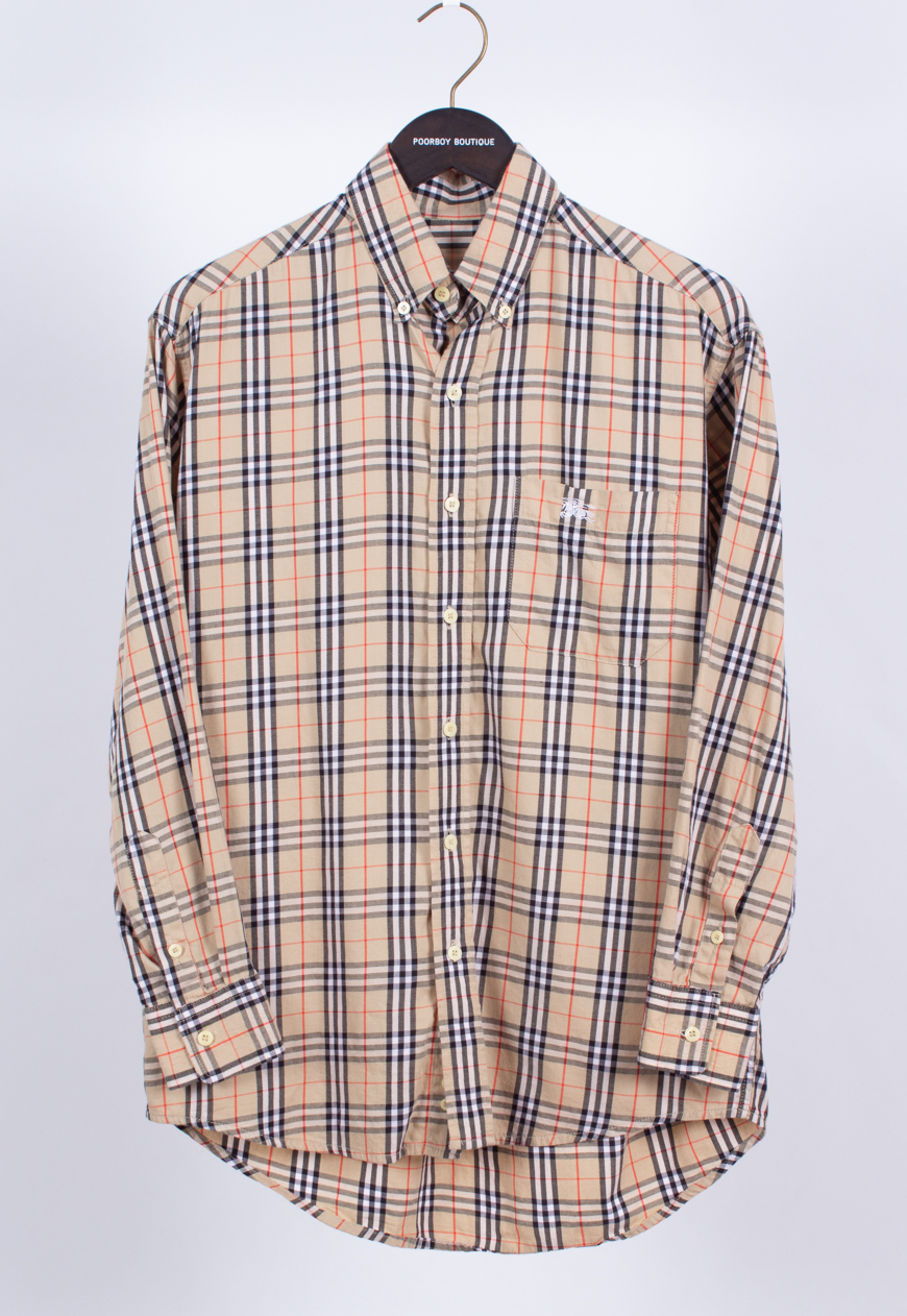 Classic Vintage Nova Check Burberry Shirt Vintage Clothing Shop