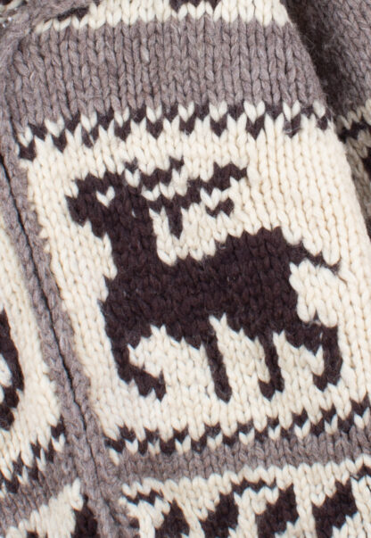 vintage chunky knit jumper cardigan