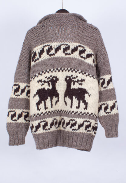 vintage chunky knit jumper cardigan