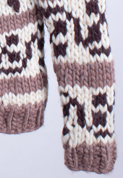 vintage chunky knit jumper cardigan
