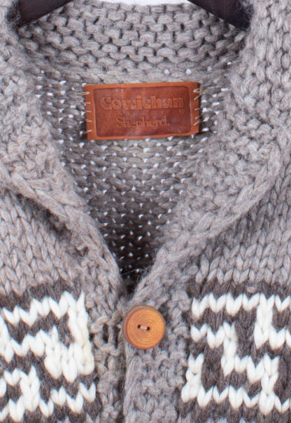 vintage chunky knit jumper cardigan