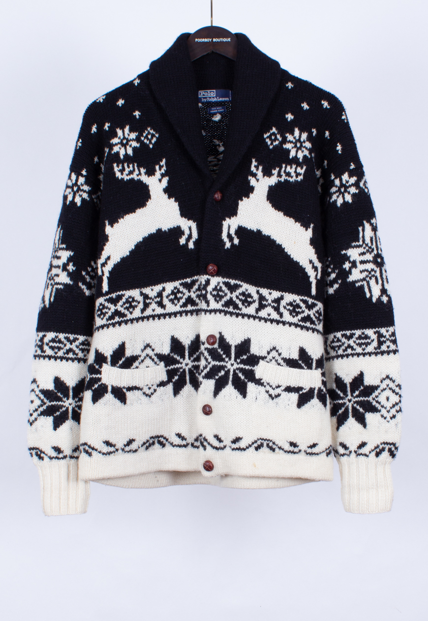 Vintage Ralph Lauren Chunky Knit Cardigan