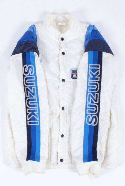 Vintage 90s Racing Coat, Branded Vintage Clothing, Vintage Suzuki Racing Coat