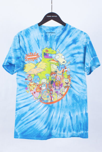 Vintage Nickelodeon Graphic Tie-Dye T-Shirt | Vintage Clothing