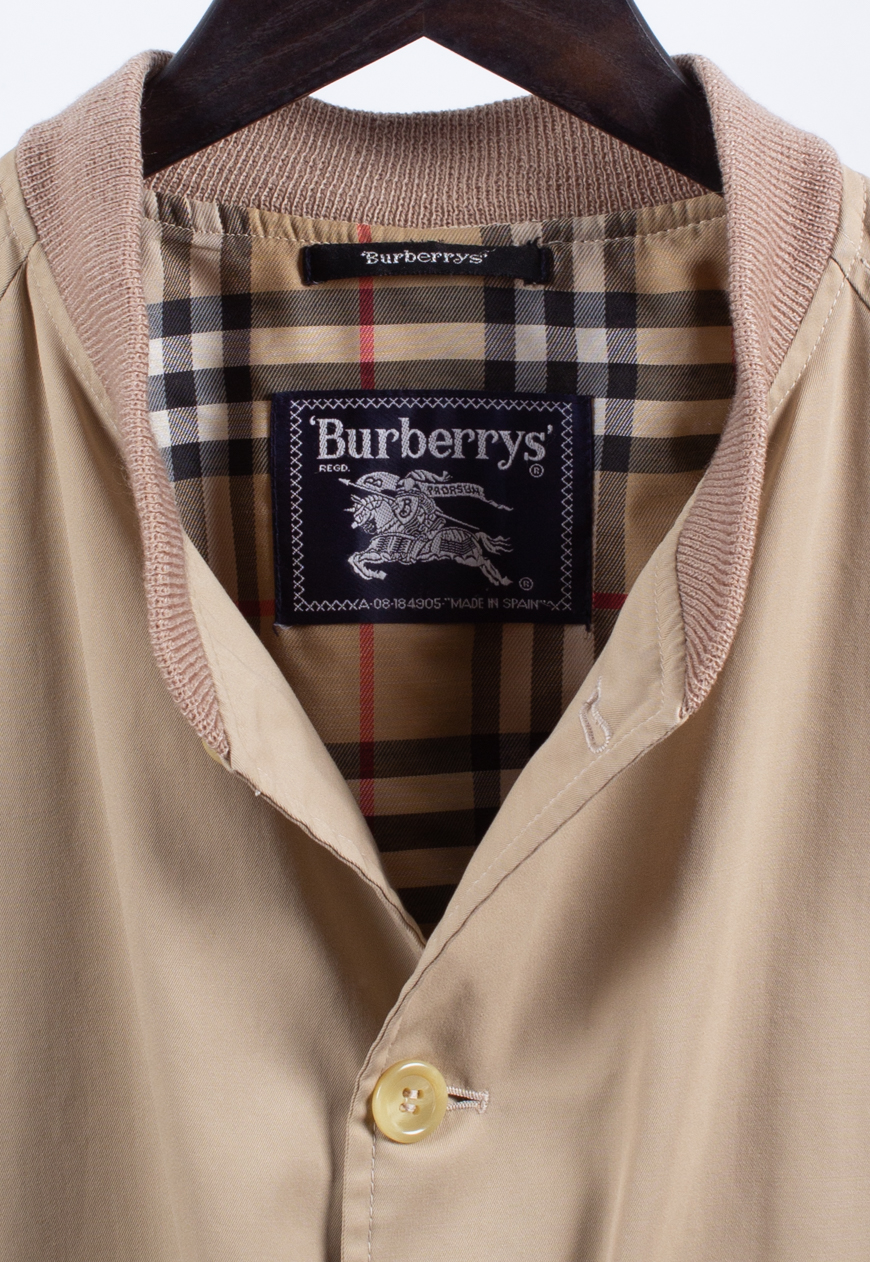 Burberry vintage bomber jacket hotsell