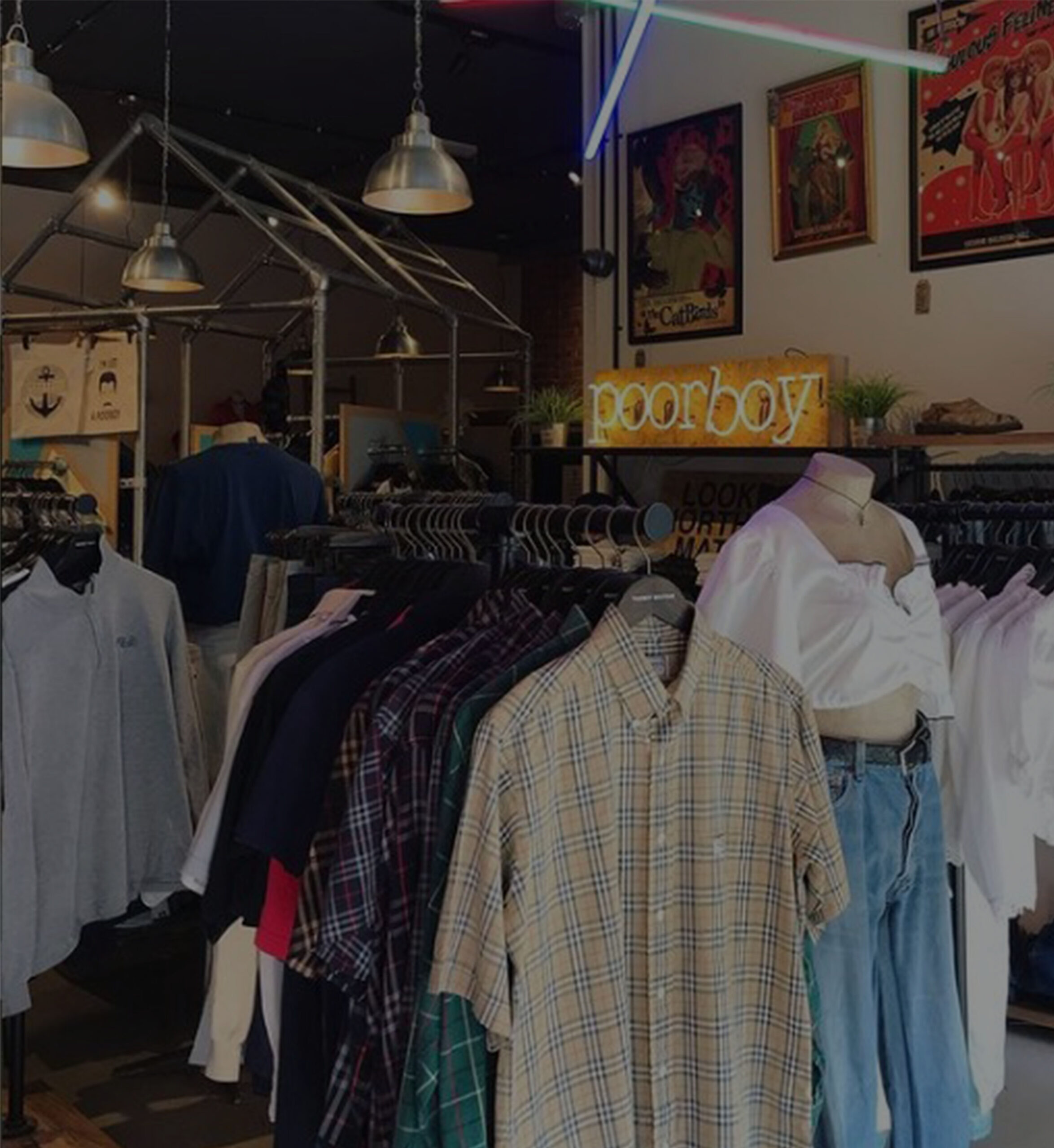 remade vintage clothing, vintage clothing hull, vintage store hull