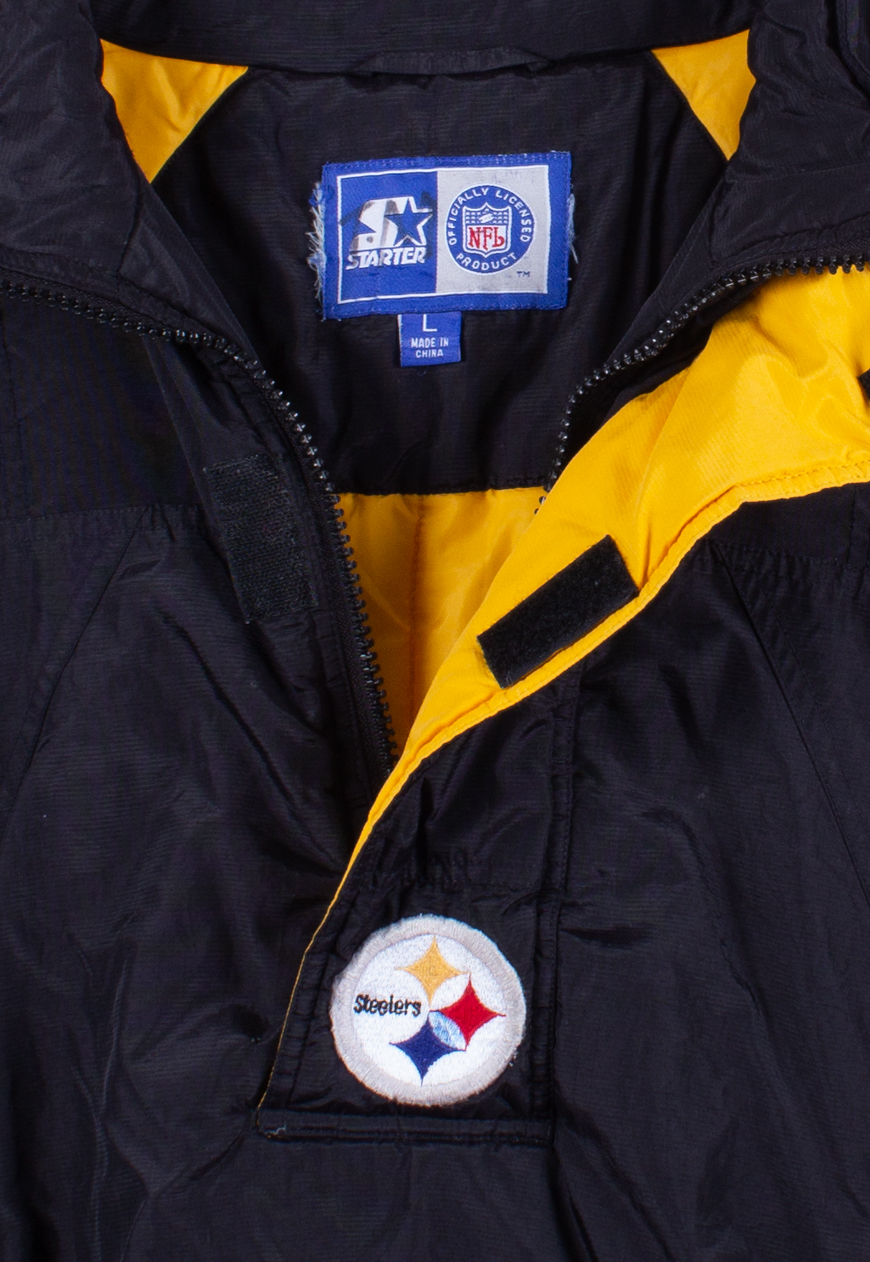 Steelers starter pullover jacket hotsell