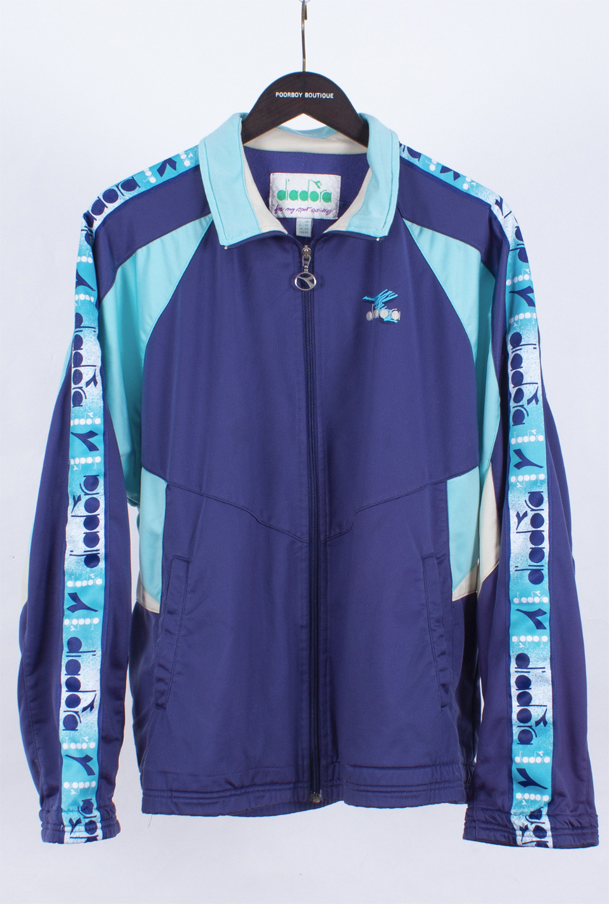 Vintage Diadora Track Jacket, Vintage Jacket, 90s Vintage Jacket