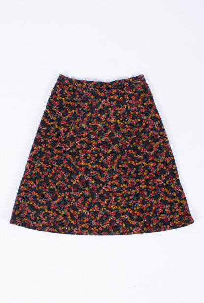 90s Vintage A-Line Pattern Skirt, Vintage Womens Clothing, Vintage Pattern Skirt