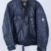 Vintage Belstaff Blue Leather Jacket | Branded Vintage Clothing