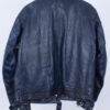 Vintage Belstaff Blue Leather Jacket | Branded Vintage Clothing