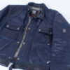 Vintage Belstaff Blue Leather Jacket | Branded Vintage Clothing